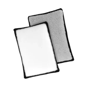 Double éponge de nettoyage intérieur type Ninja pour textiles et plastiques.